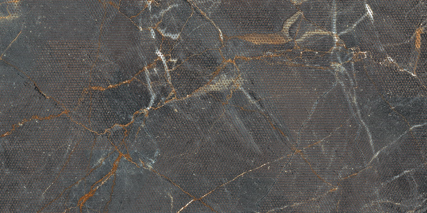 Плитка 120x60 Даск черный декор матовая La Platera