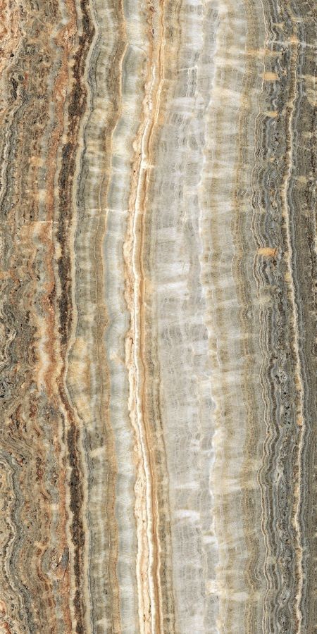 Плитка Eccentric Luxe Caramel Comfort 60X120Ret 779268 матовая мультиколор, коричневый камень, мрамор 120x60 9мм Rex Ceramiche