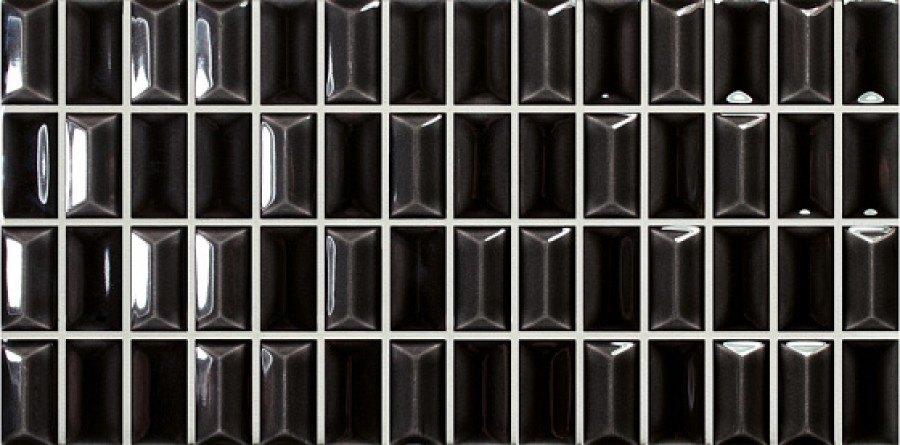 Плитка настенная 25x12.5 3D Bars 3DB Diamond Onix Gloss 135540 Wow