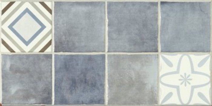 Керамическая плитка STN000011 Decor Laval Azul 50x25 для стен глянцевая Stn